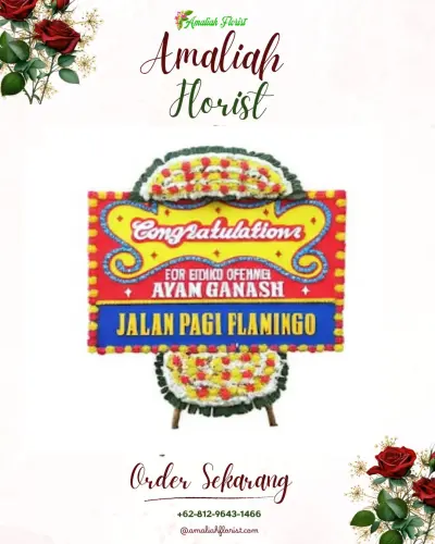 Bunga Papan Congratulation di Wiyurejo